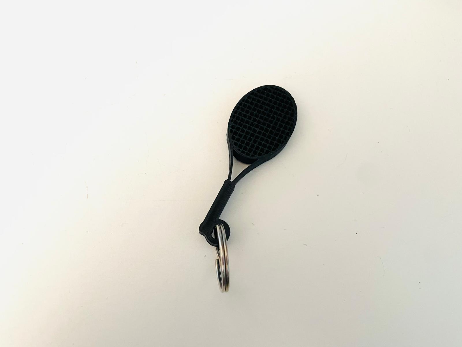 tennis racket keychain