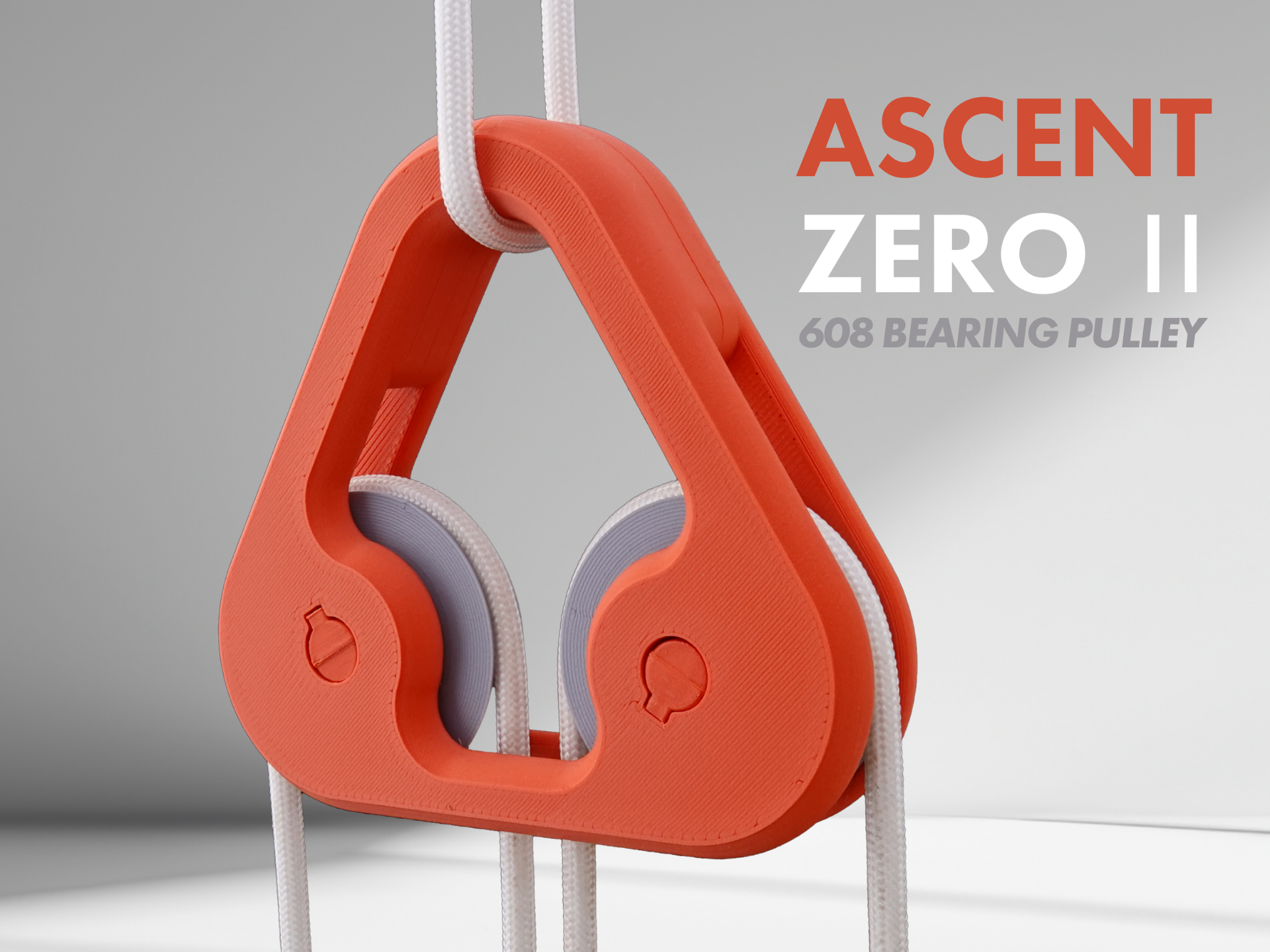 Double Pulley Block (2x608) – Ascent Zero 2
