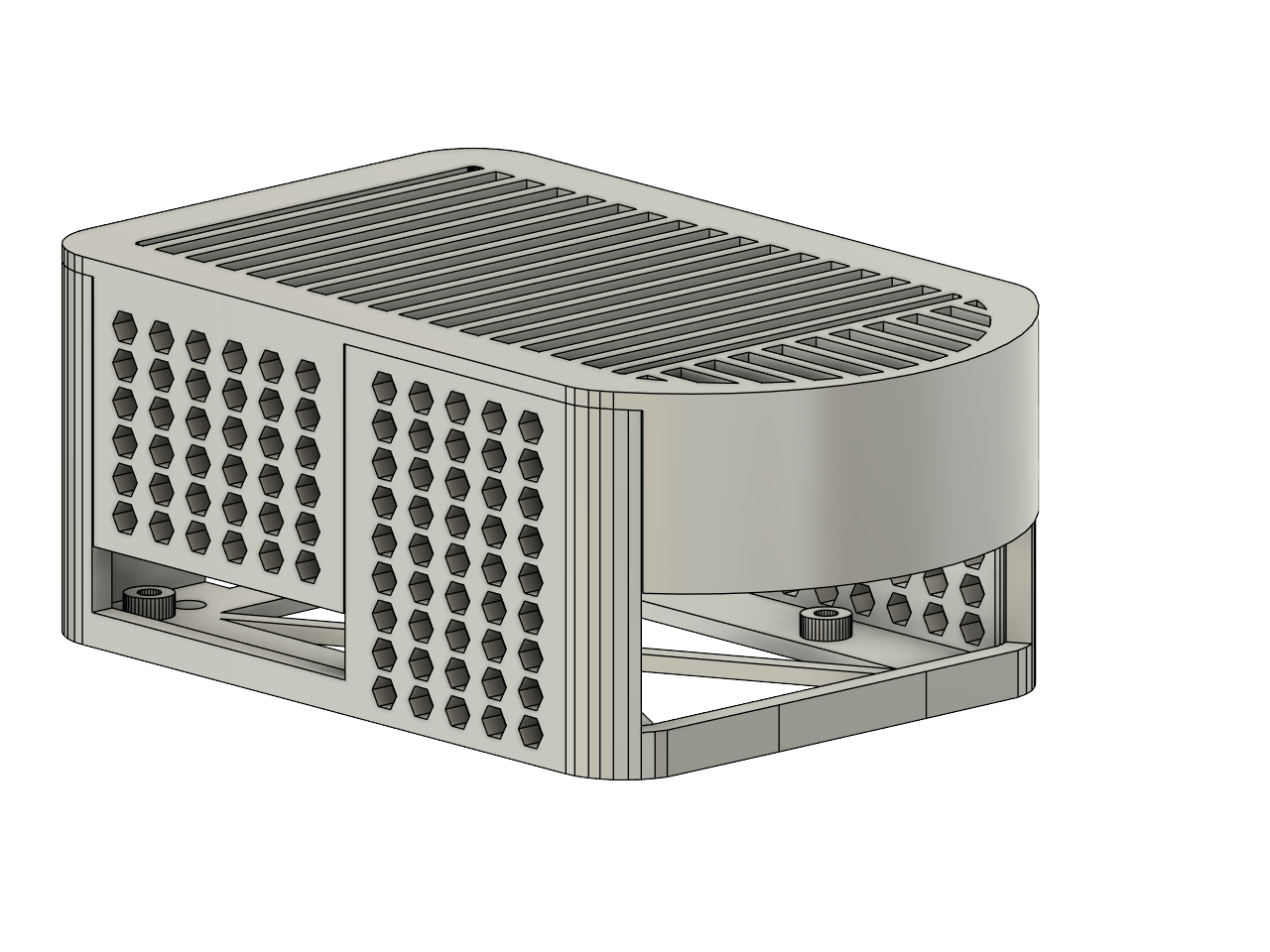 RPI5 M.2 HAT+ NVMe 2280 SSD Case