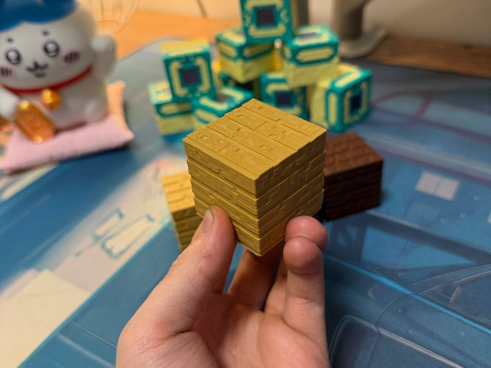 Minecraft Planks Block Easy to print