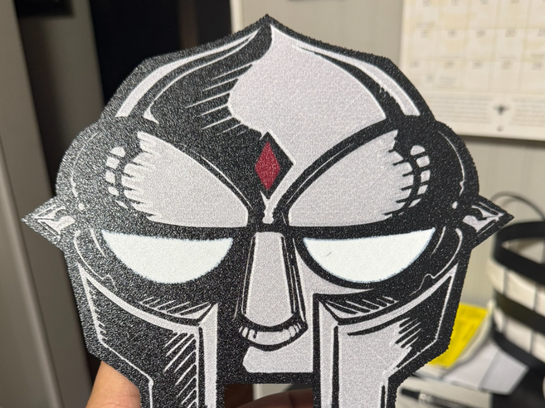 MFDOOM Inspired Wall Plaque