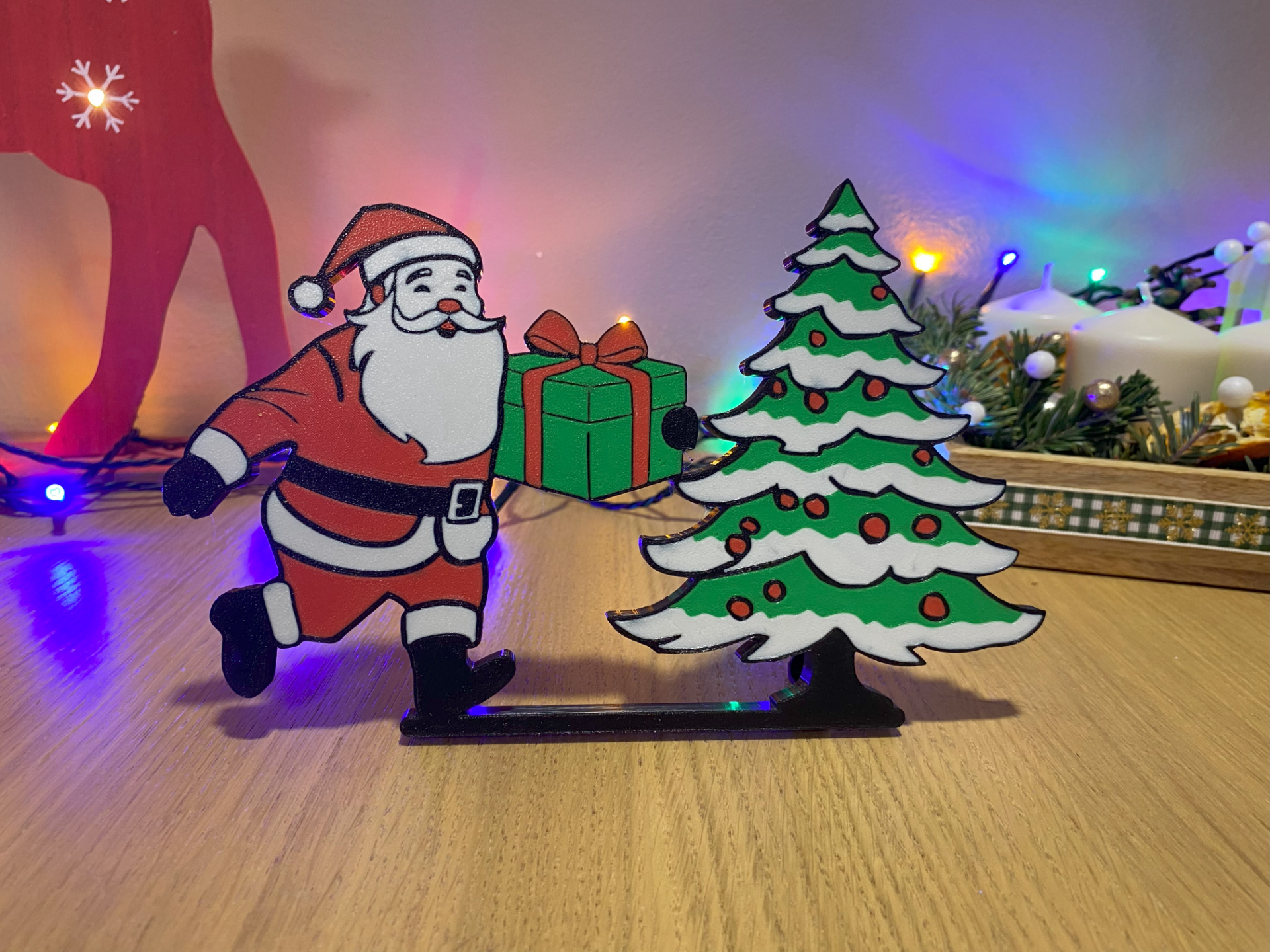 Christmas Decor Santa (doorframe)
