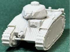 World War II: French CHAR B1 BIS PLUS 15 different