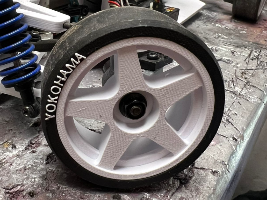 5 Spokes RC Drift Wheel with Tyre