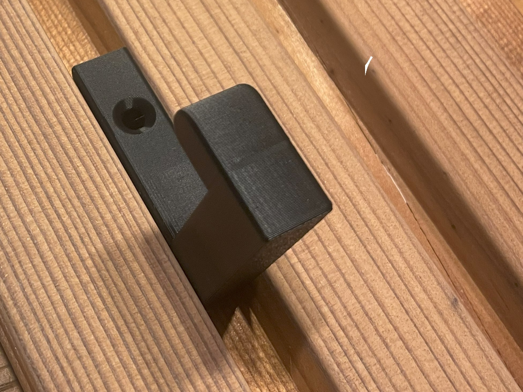 wall hook for hardwood panel