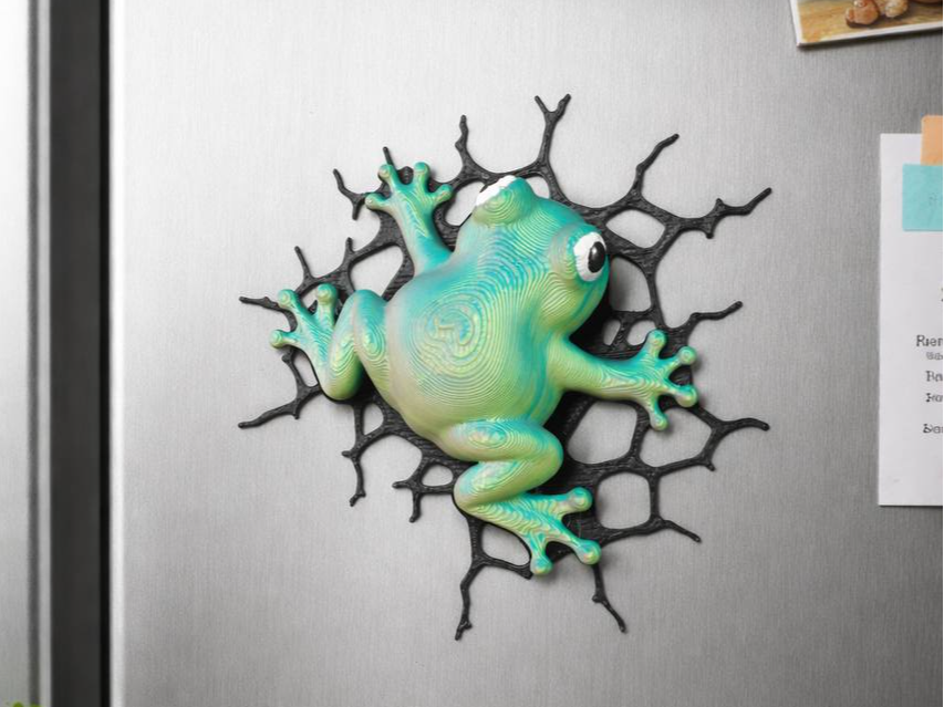 Frog Crash - Magnet