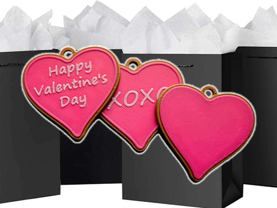 Valentine's Day Cookie Gift Tags Customizable