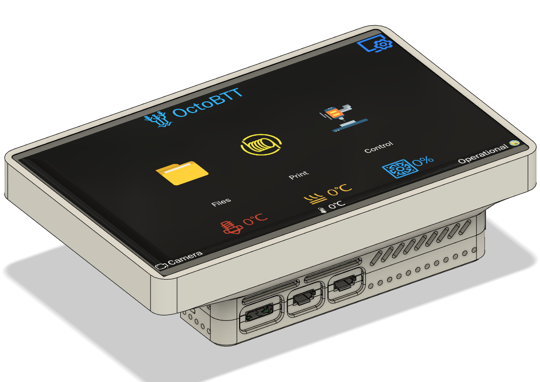 Raspberry Pi 5 Snap Fit Vented Case for Big Tree Tech TFT50