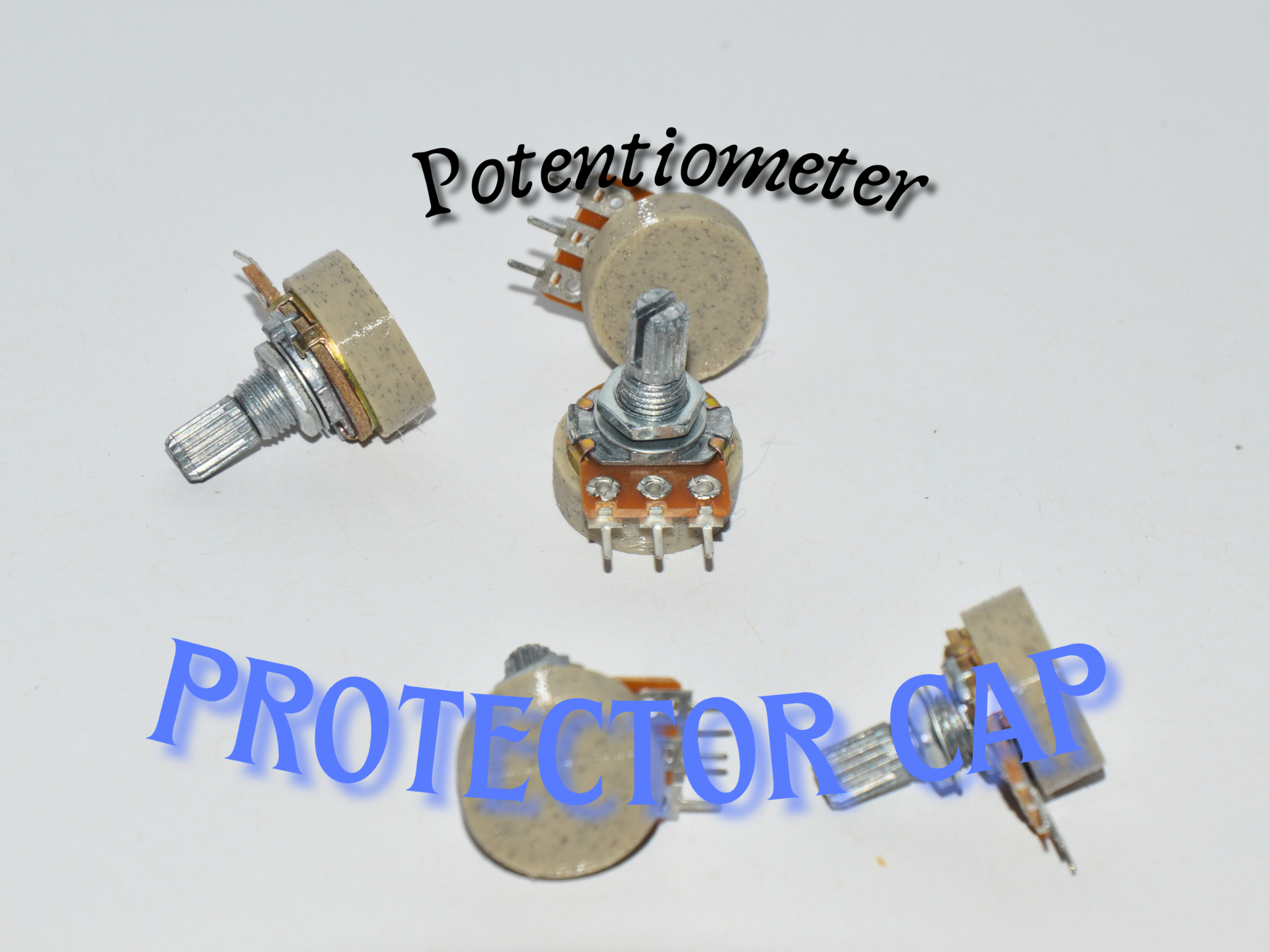 Potentiometer protection cap