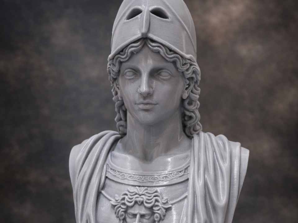 Minerva (Atena) Busto Classico della Dea Saggezza