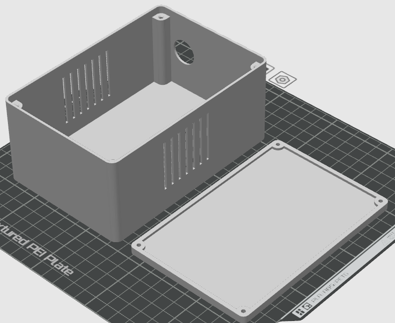 Electronics Box with lid