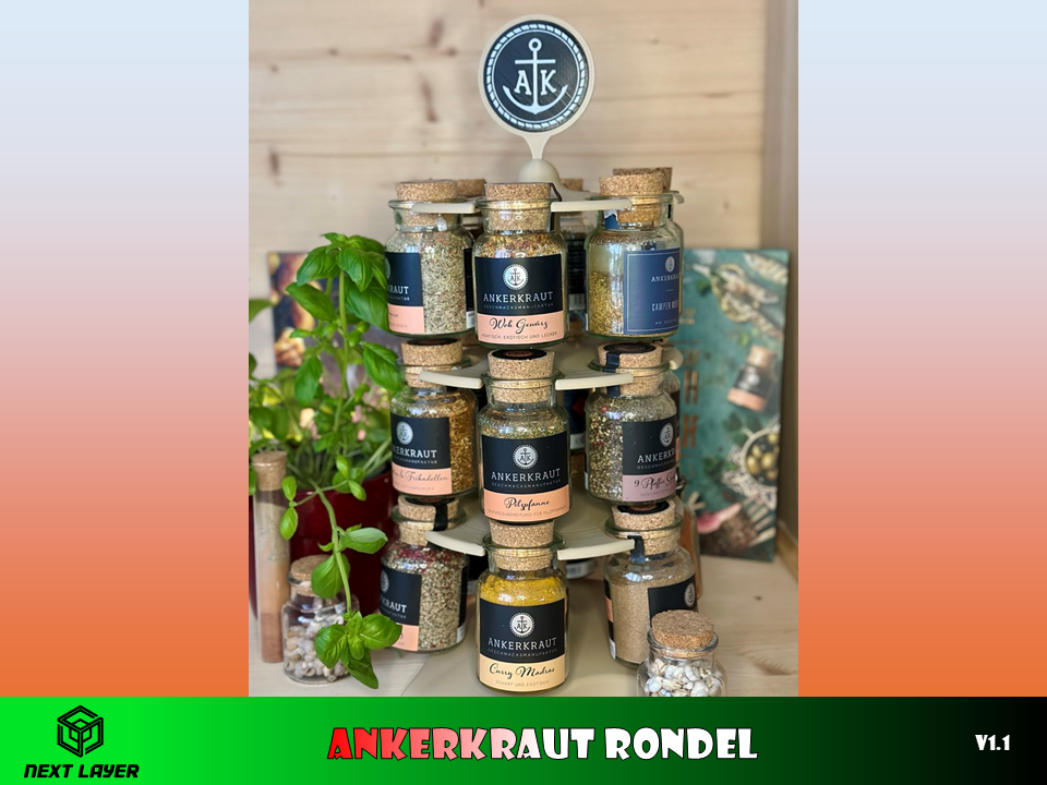 Spice rondel <Ankerkraut> modularly expandable