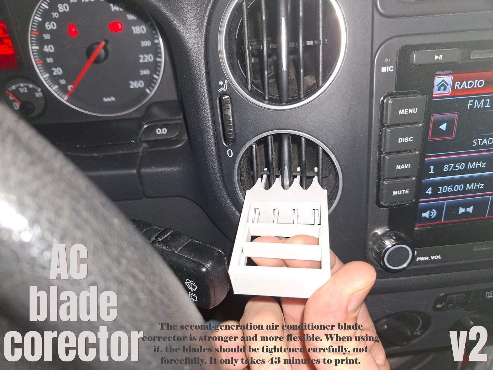 AC blade corrector