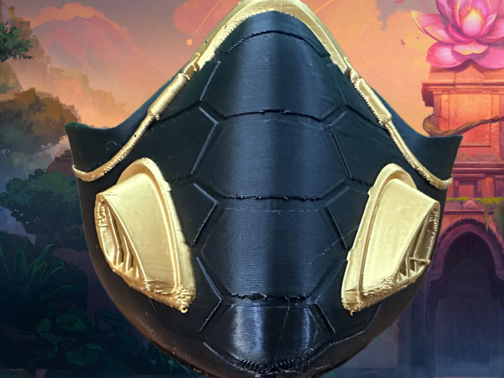 Viper mask from VALORANT ( Included strap holes )
