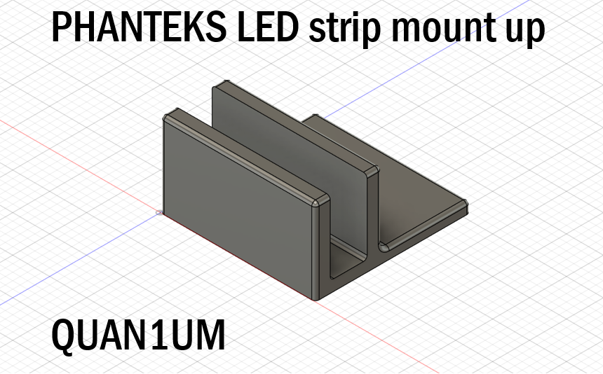 PHANTEKS NEON LED strip mount upwards