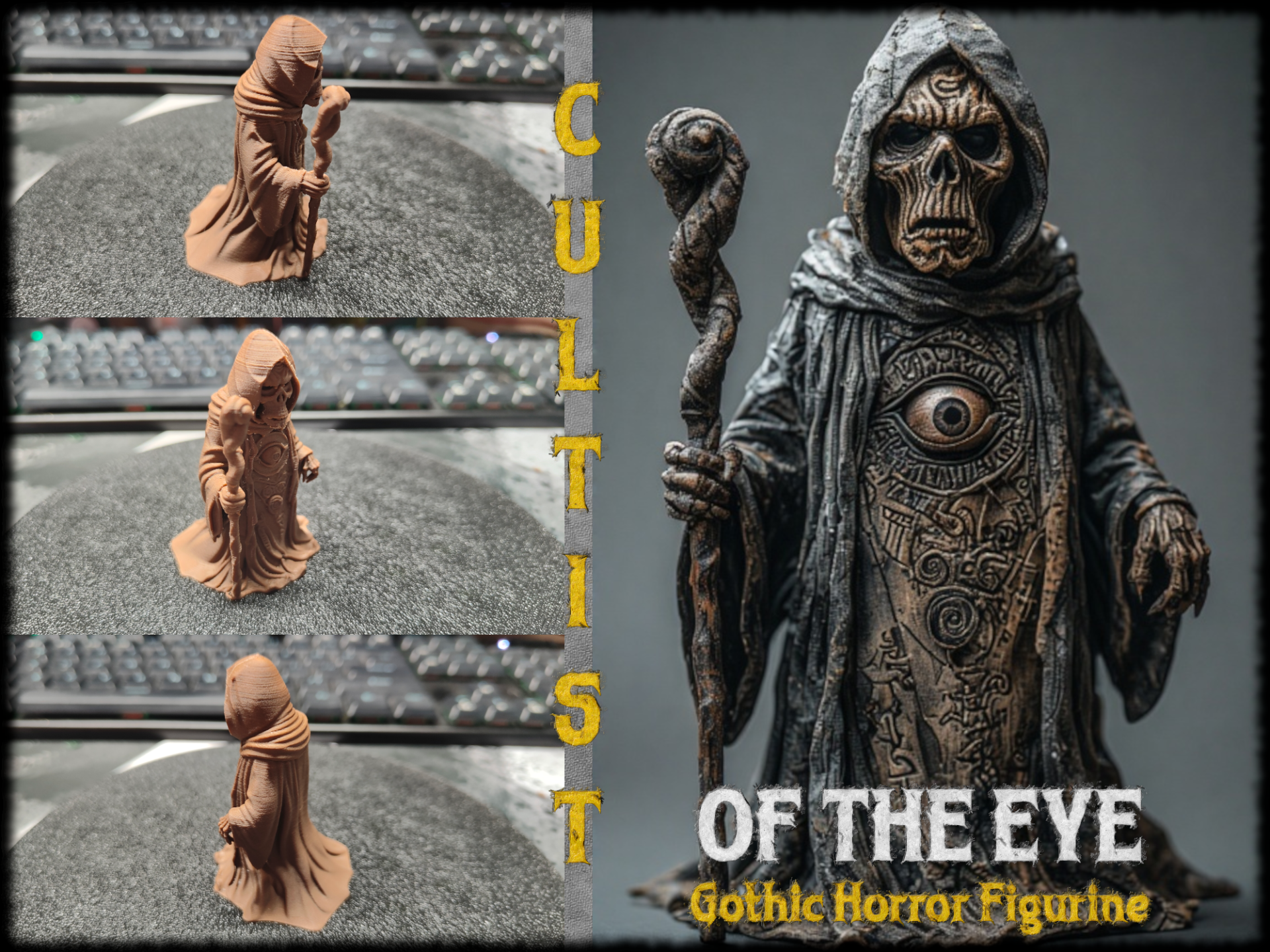 Cultist of the Eye – Gothic Horror Figurine