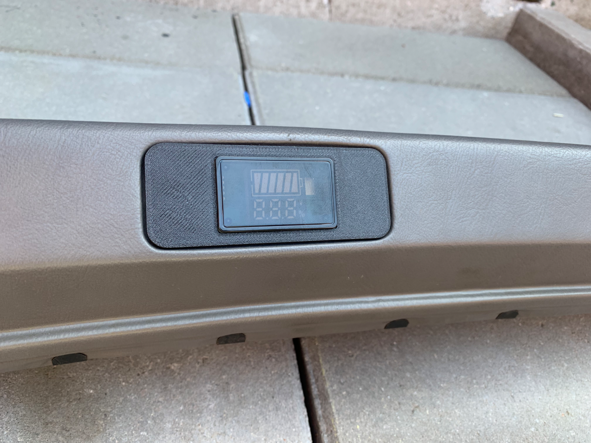 Mini Classic ashtray replacement Volt meter