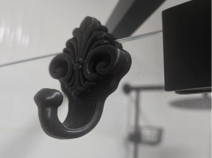 Victorian Shower Glass Hook