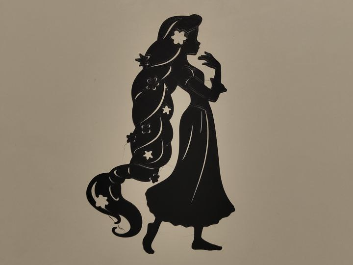 Rapunzel silhouette