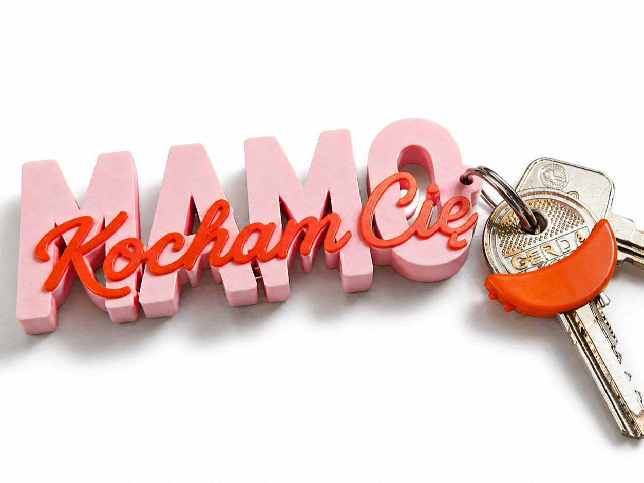 Brelok na Dzień Matki „MAMO Kocham Cię”
