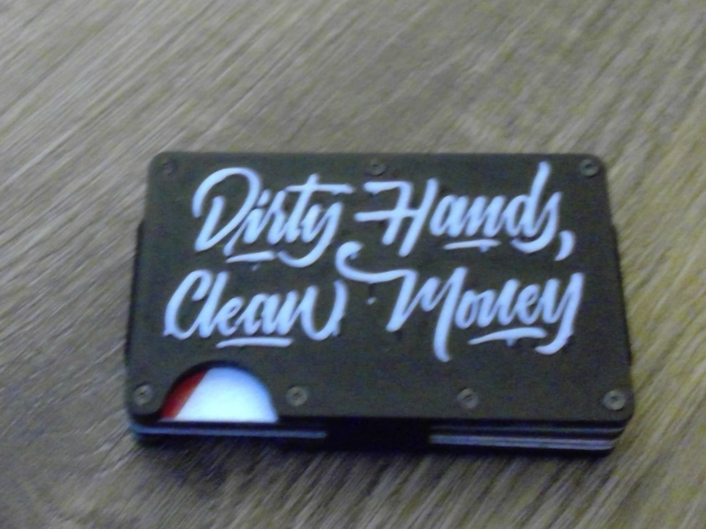New Ridge Wallet Plates Clean Money