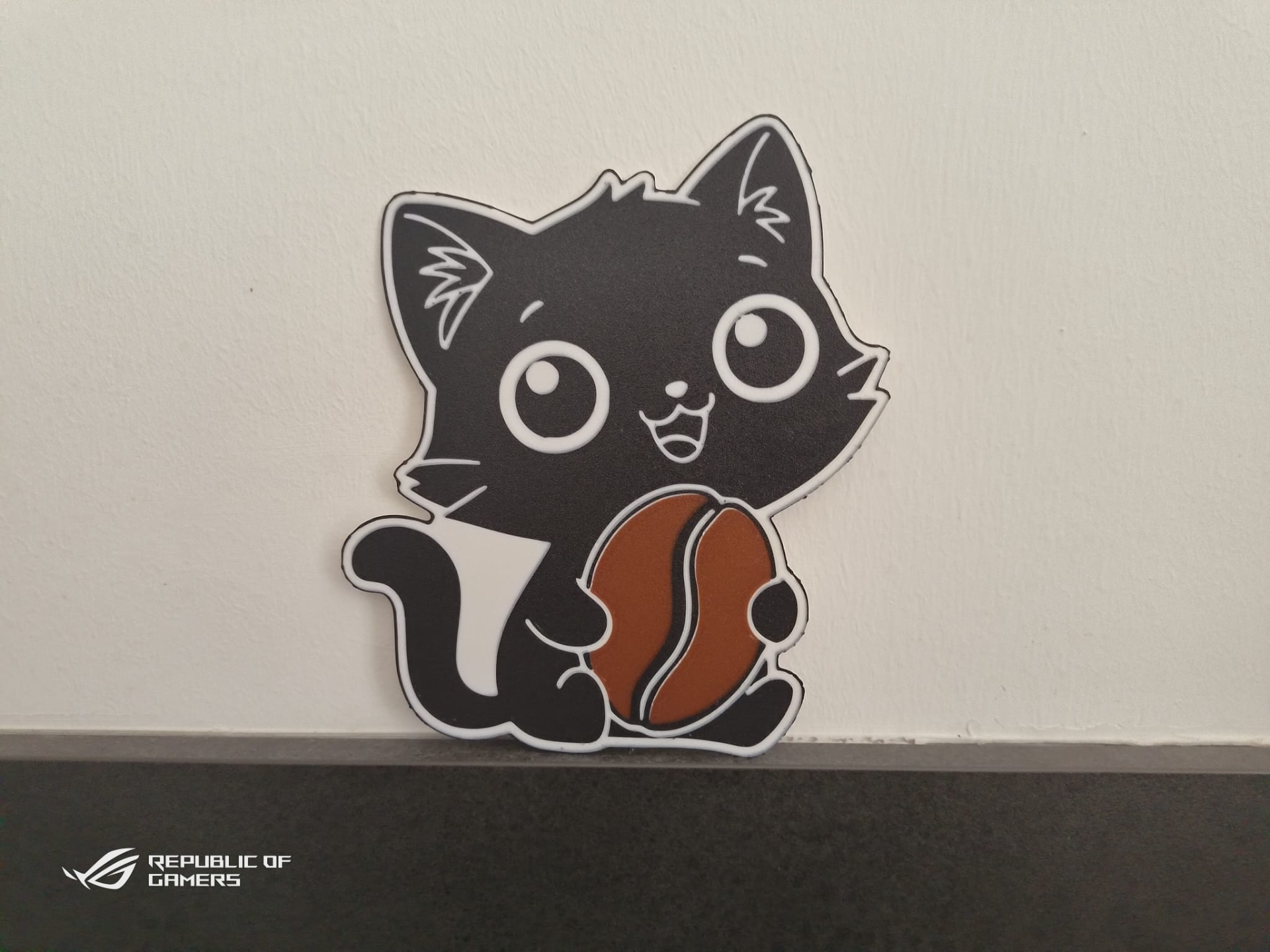 Cute Coffeebean Cat