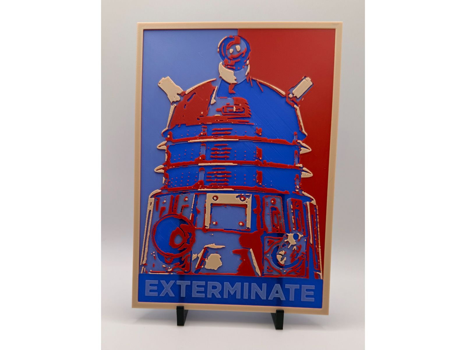 Doctor Who-Inspired Dalek HueForge Print