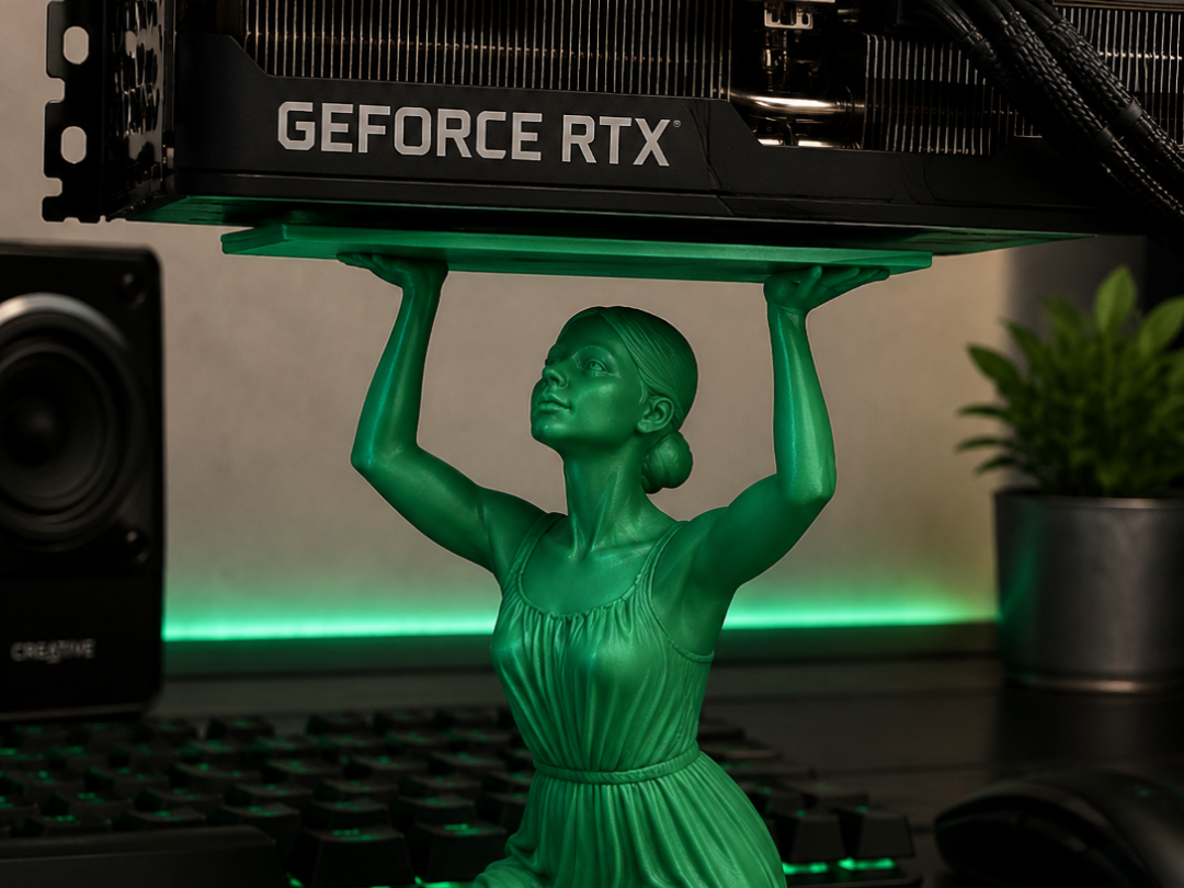 GPU Support Statue |Goddess Graphics Card Holder
