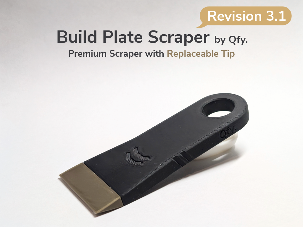 Build Plate Scraper | Replaceable Tip