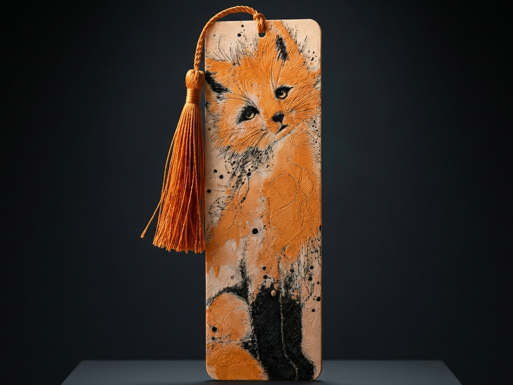 Mandarin Fox Bookmark