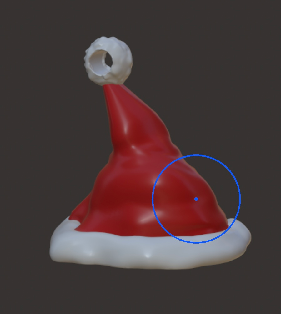 Santa Hat Keyring