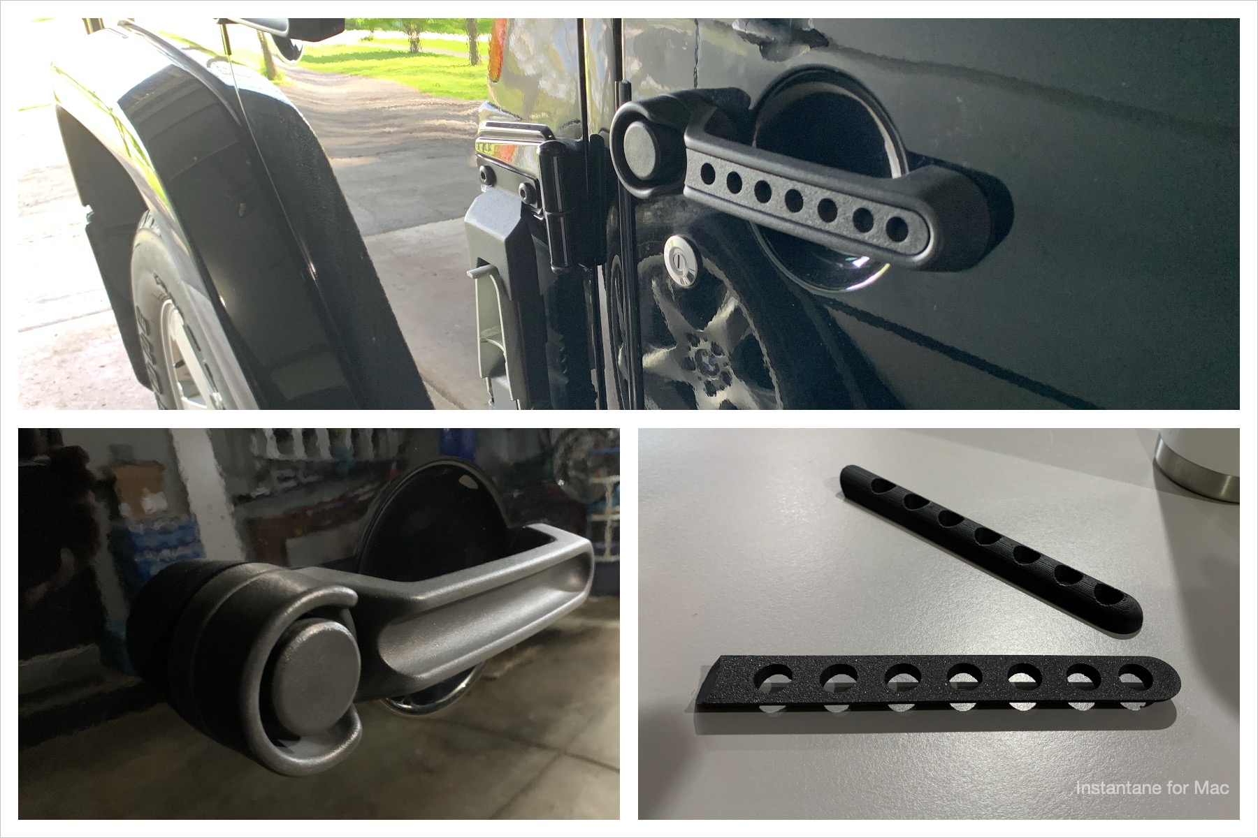 Jeep Wrangler JK Door Handle Inserts