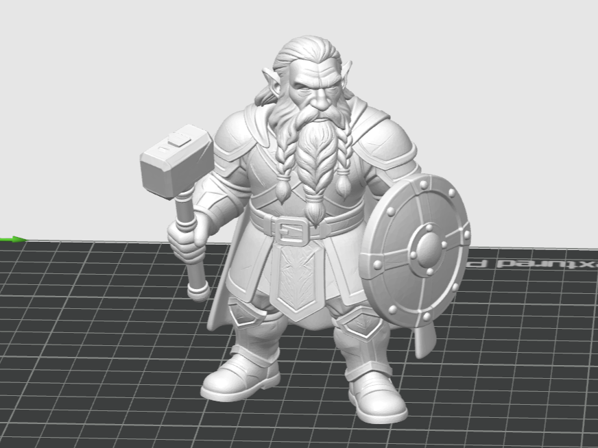 Dwarf warrior figurines
