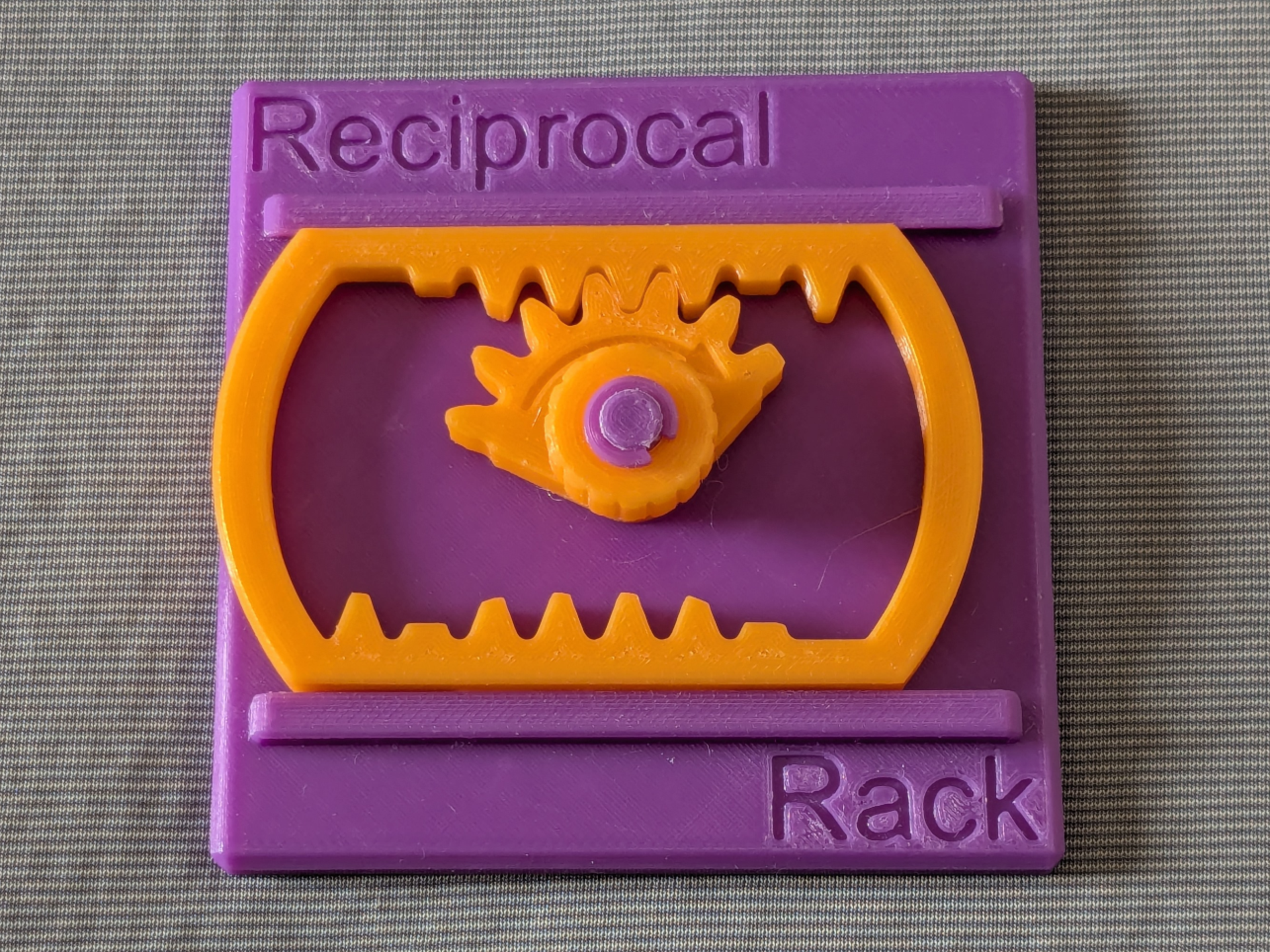 Reciprocal Rack - Educational model