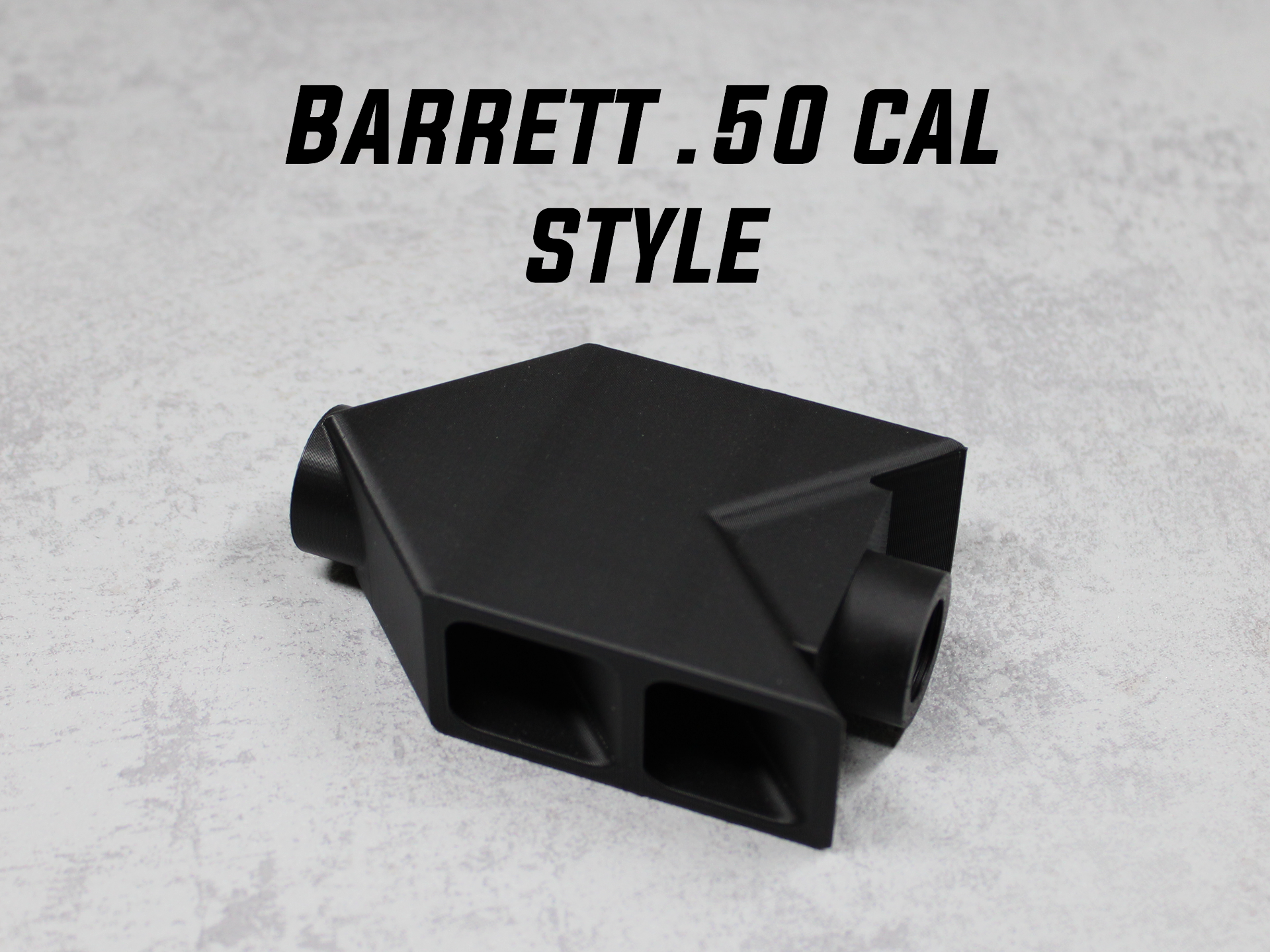 Airsoft Barrett .50 cal style muzzle brake