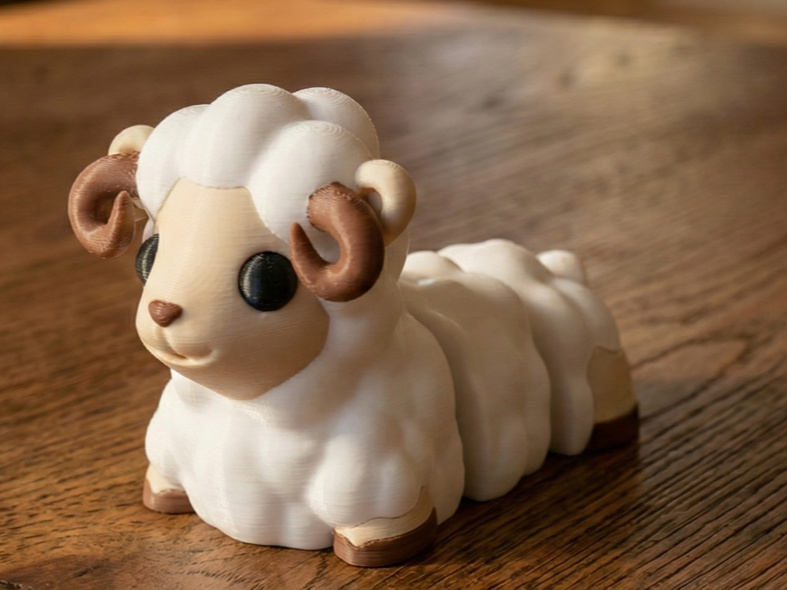 Articulated Ram – Cute Flexible Farm  Animal