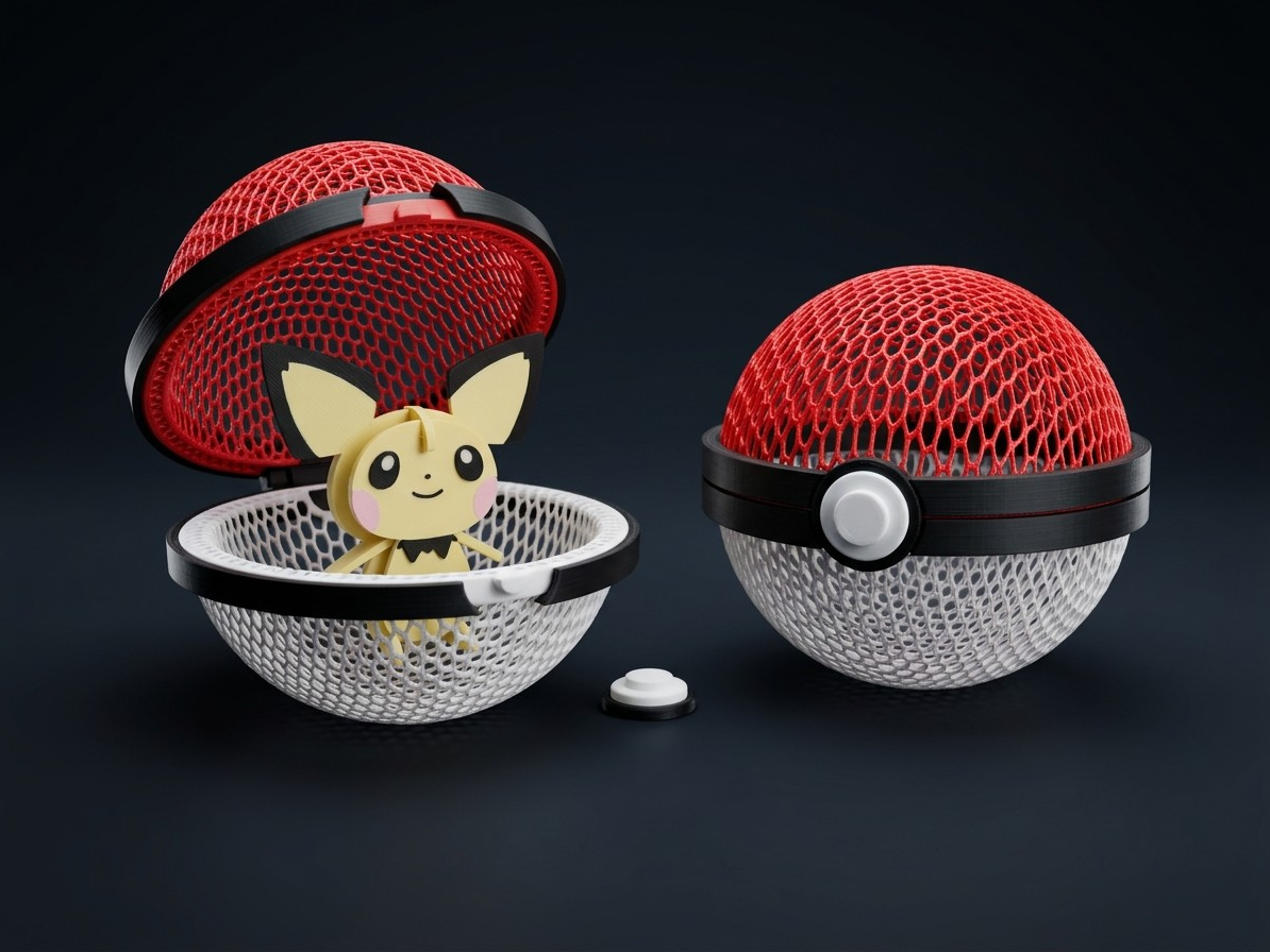 Pokeball Inspired Thermoformed Container