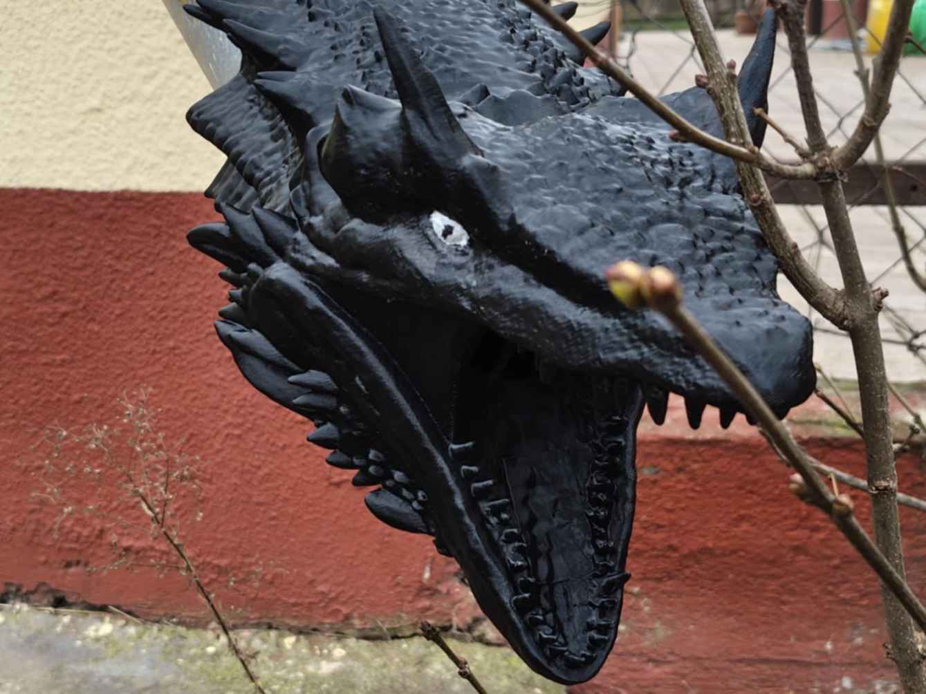 Drain pipe dragon gargoyle