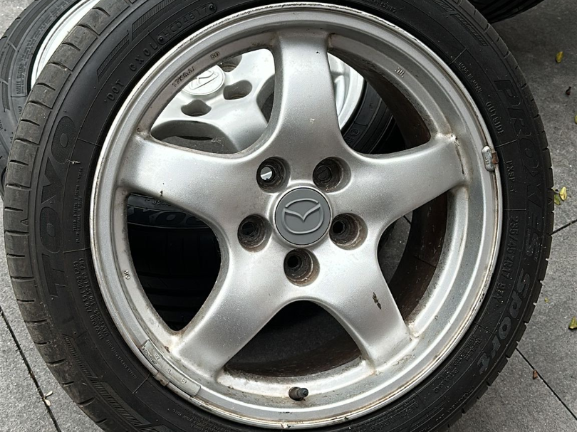 Mazda RX-7 FD Wheel Center Cap (64mm) Modern Logo