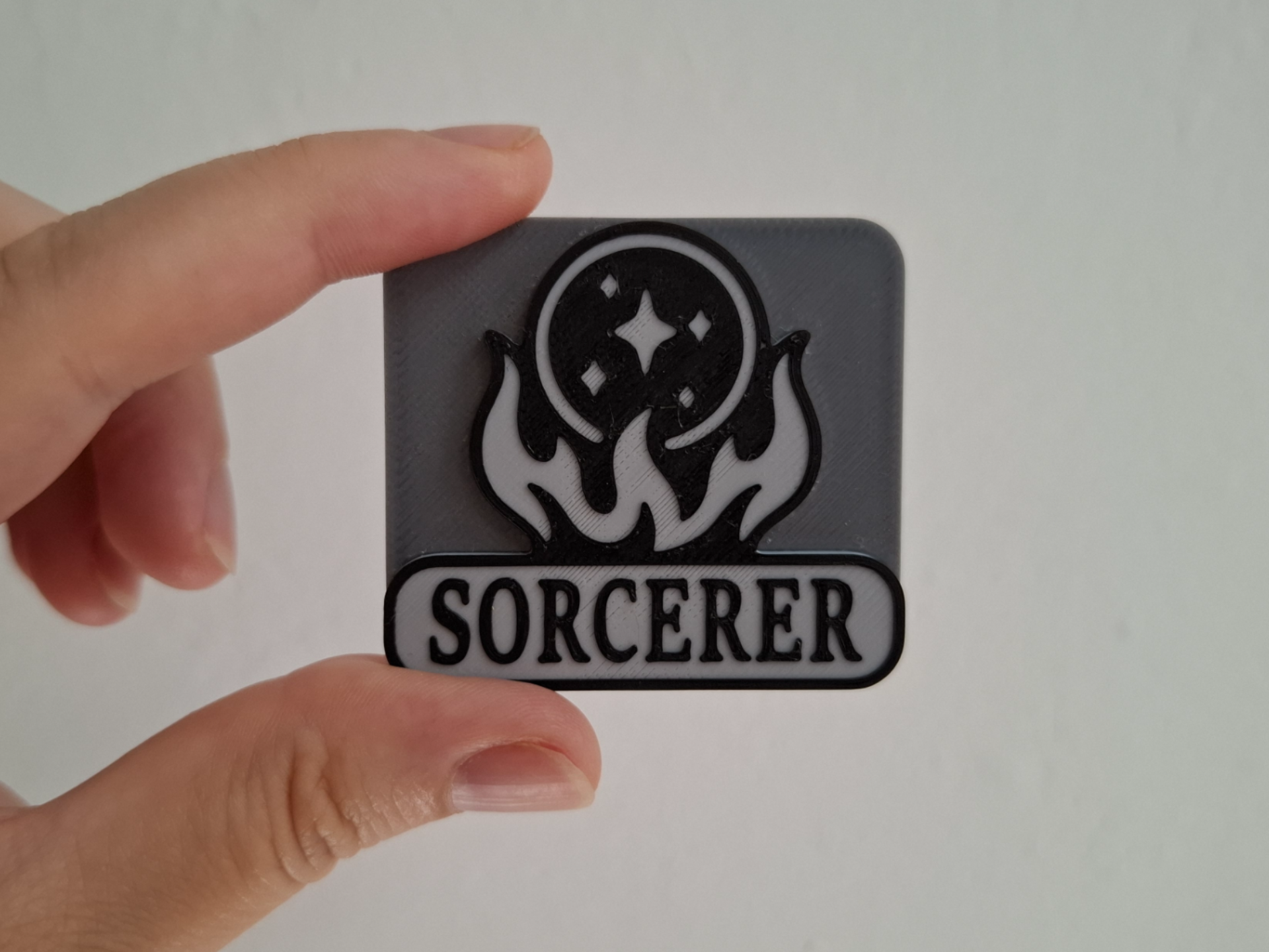 Sorcerer Badge | DnD Class | Arcane Flame & Magic