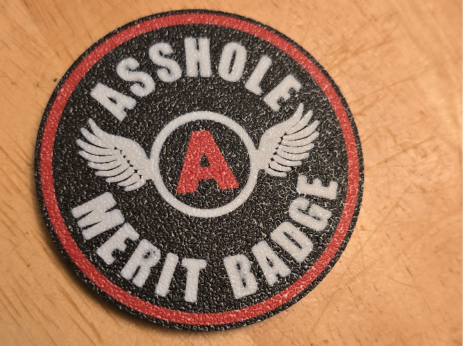 Asshole Merit Badge