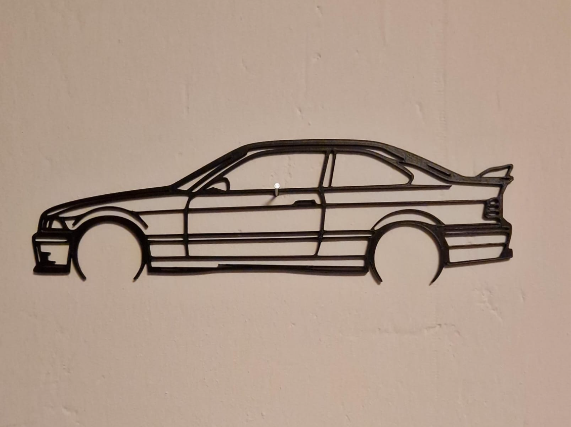 BMW E36 Coupe Silhouette
