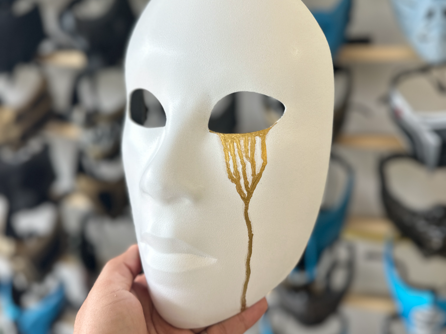 Kitana's mask - Faerie Embroidery
