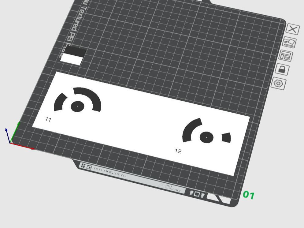 photogrammetry scale bar 15 cm (11-12 number)