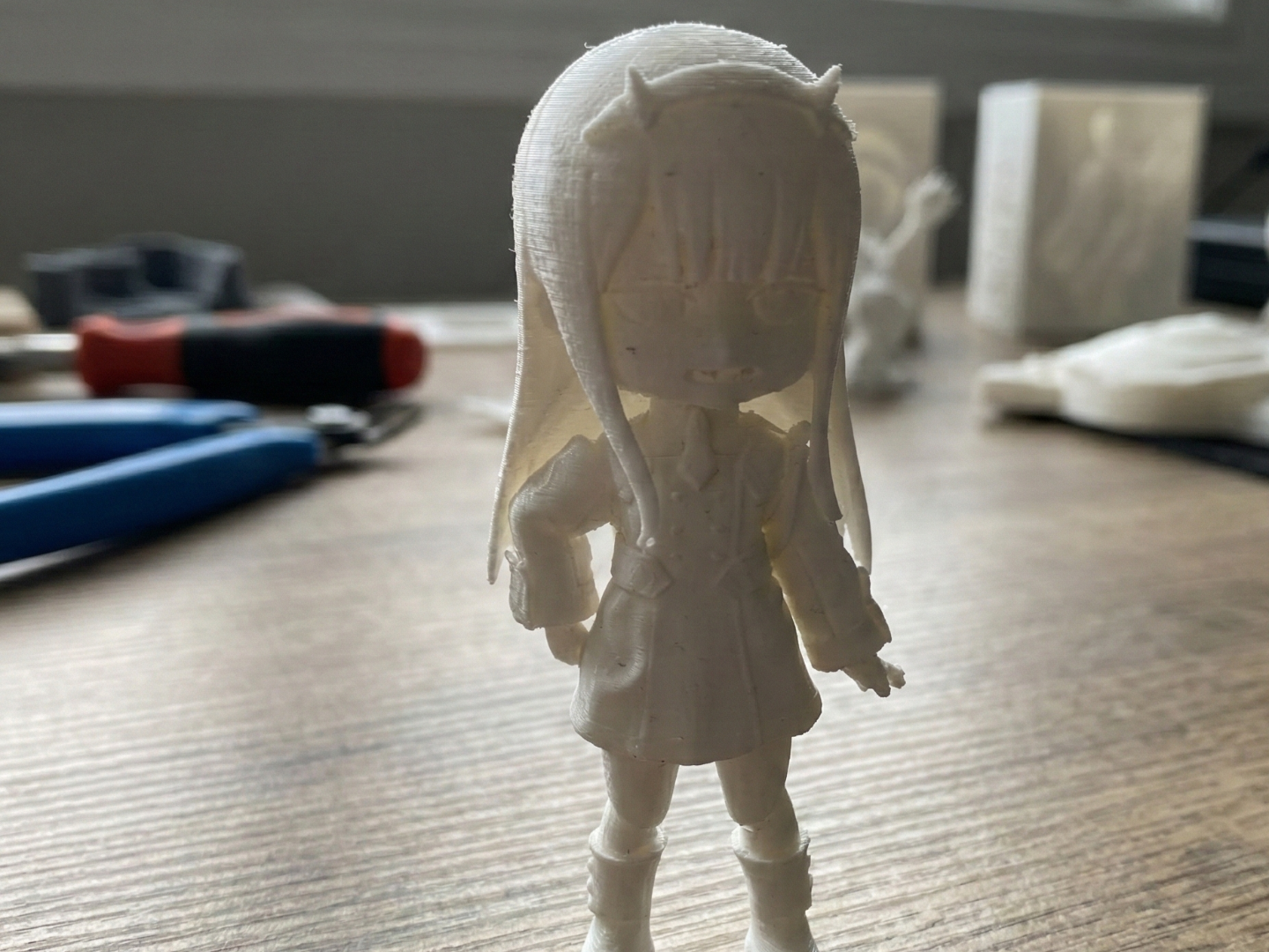 Zero Two Miniature Bust 3D Print Model 198