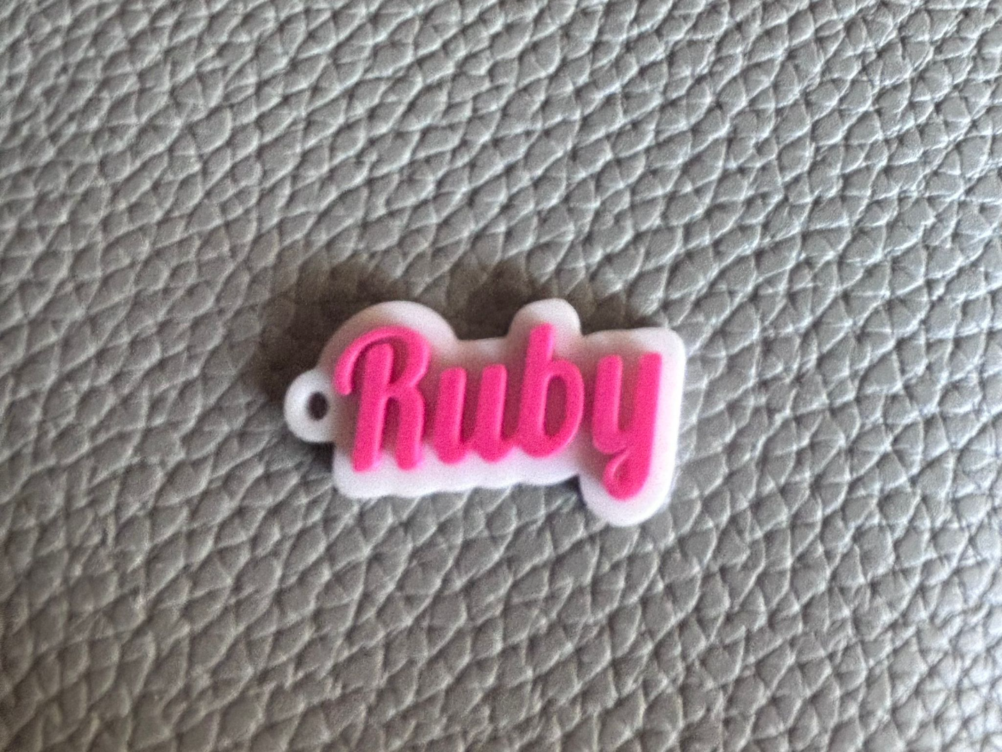 Ruby name keychain