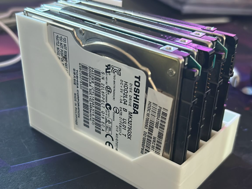 Horizontaler 2,5 Zoll HDD SSD Ständer