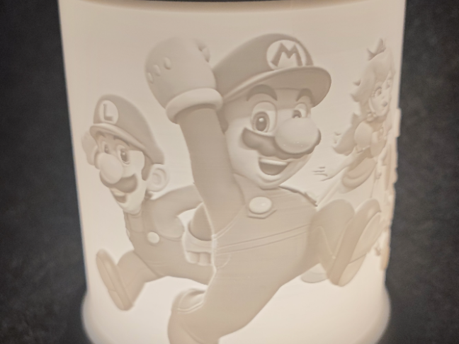 Nintendo Super Mario Stars & Bowser Litho LED Puck