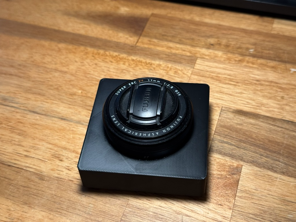 Fuji 27mm Lens Gridfinity Bin
