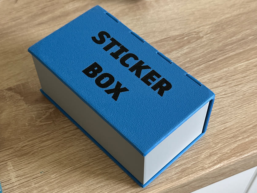 Sticker Box - Embedded Magnets